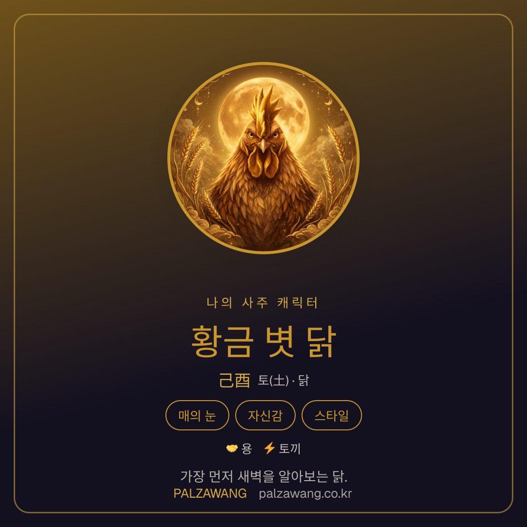 황금 볏 닭