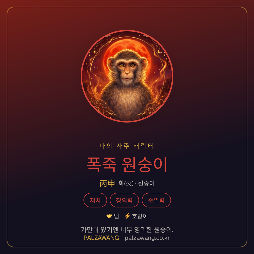 폭죽 원숭이