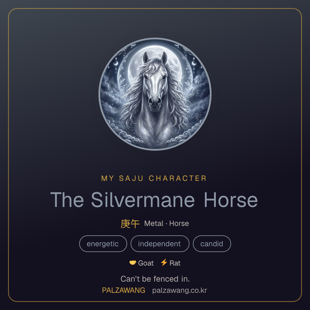 The Silvermane Horse